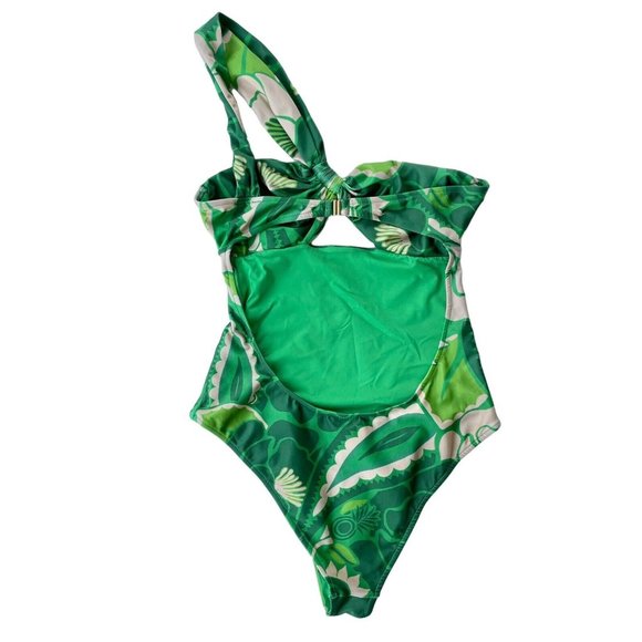 Farm Rio Tropical Groove One Shoulder One Piece Swimsuit - Picture 4 of 6